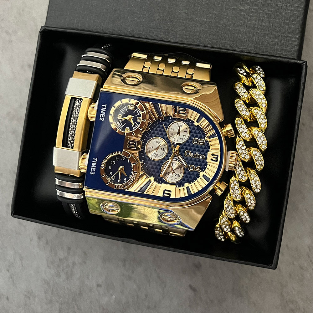 Luxury Watch Zone - Set di orologi al quarzo impermeabili