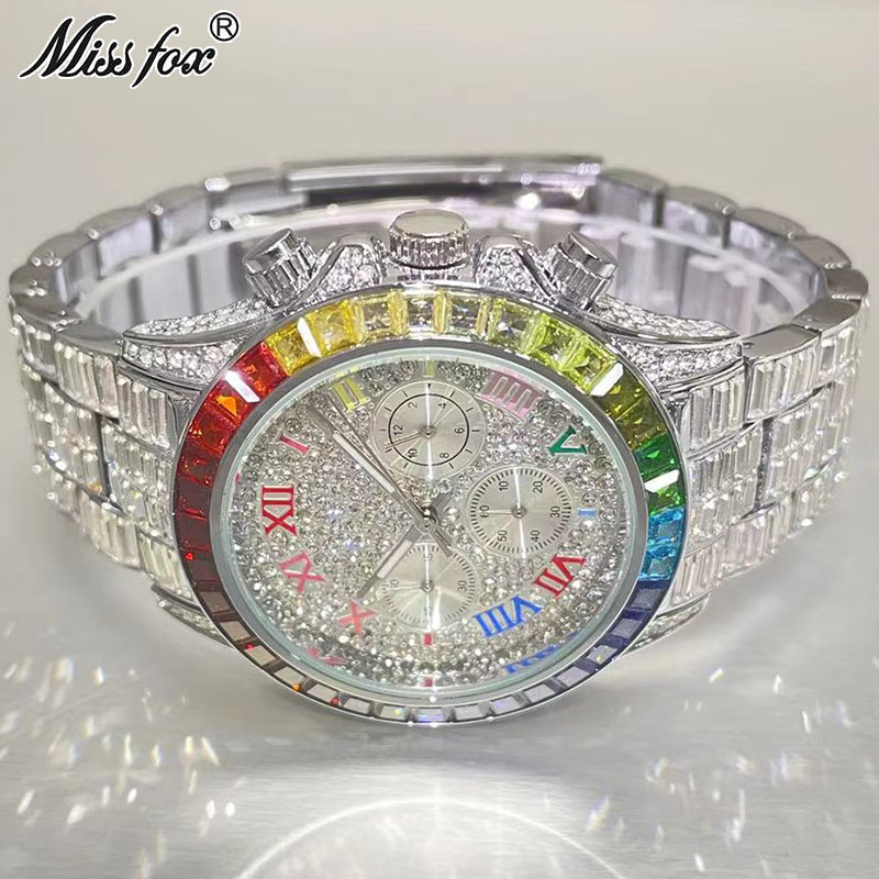 Luxury Watch Collection - MISSFOX Luxury Iced Watch For Men