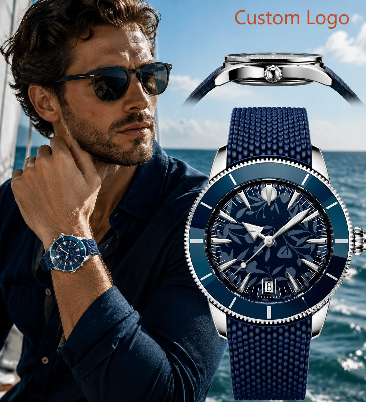 Luxury Watch Strap - Orologio Automatico da Immersione da Uomo