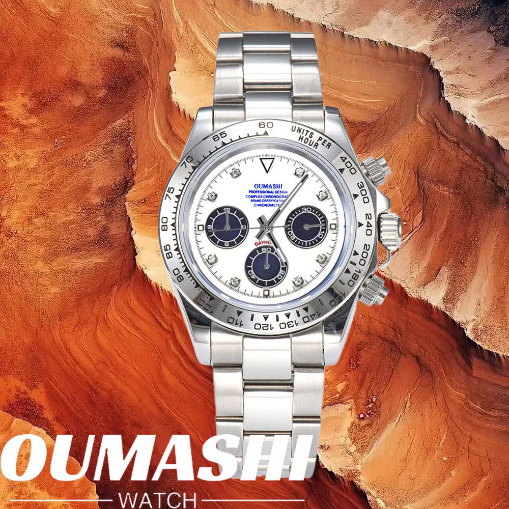 Luxury Watch Strap - Orologi di lusso VK63 con vetro