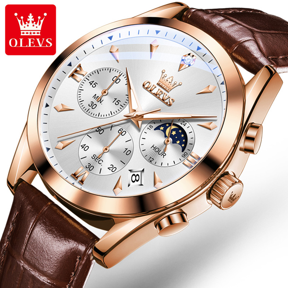 Luxury Watch Holder For Men - OLEVS Brand New Fashion Orologio al