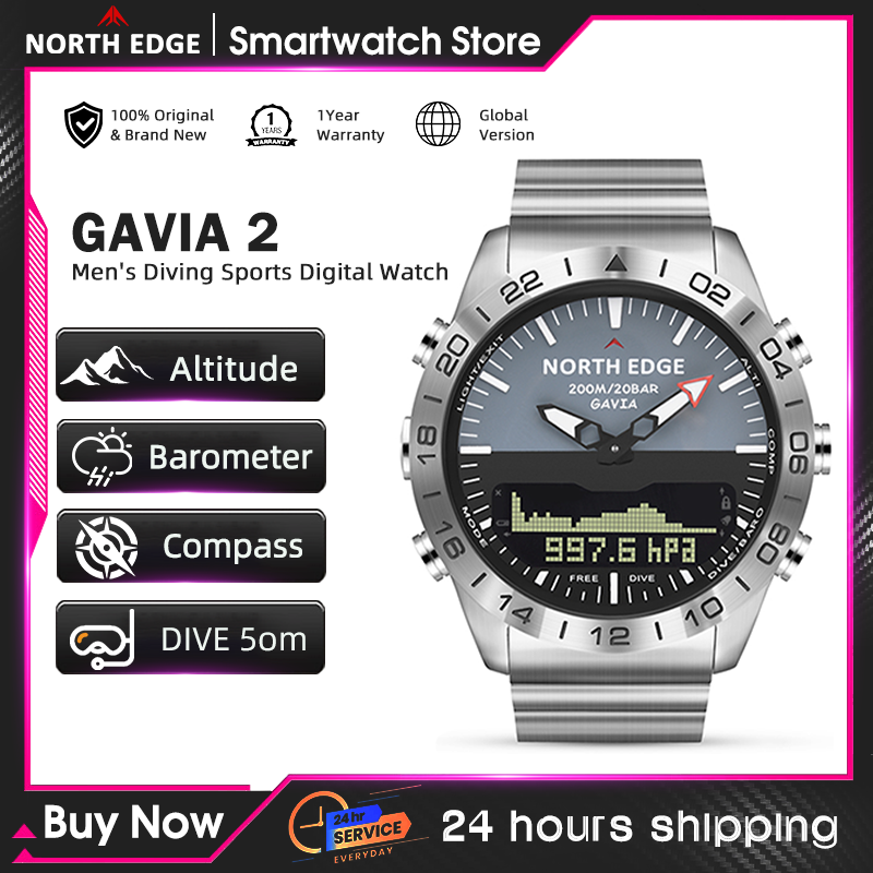 NORTH EDGE Orologio Subacqueo  - Compass Watch Luxury recensione e prezzo
