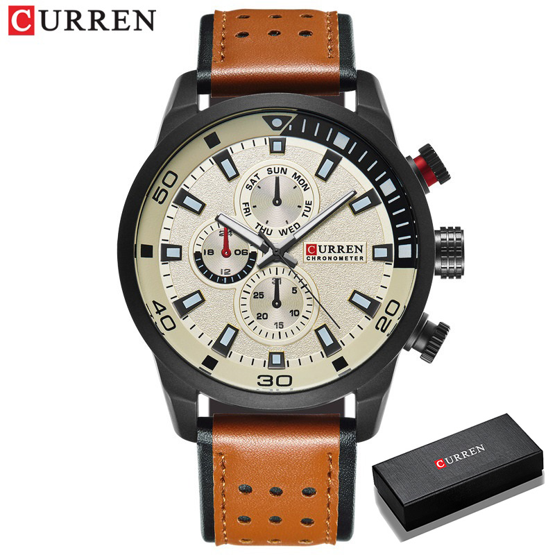 2017 CURREN Moda Orologio Da U - Luxury Watch Holder For Men recensione e prezzo