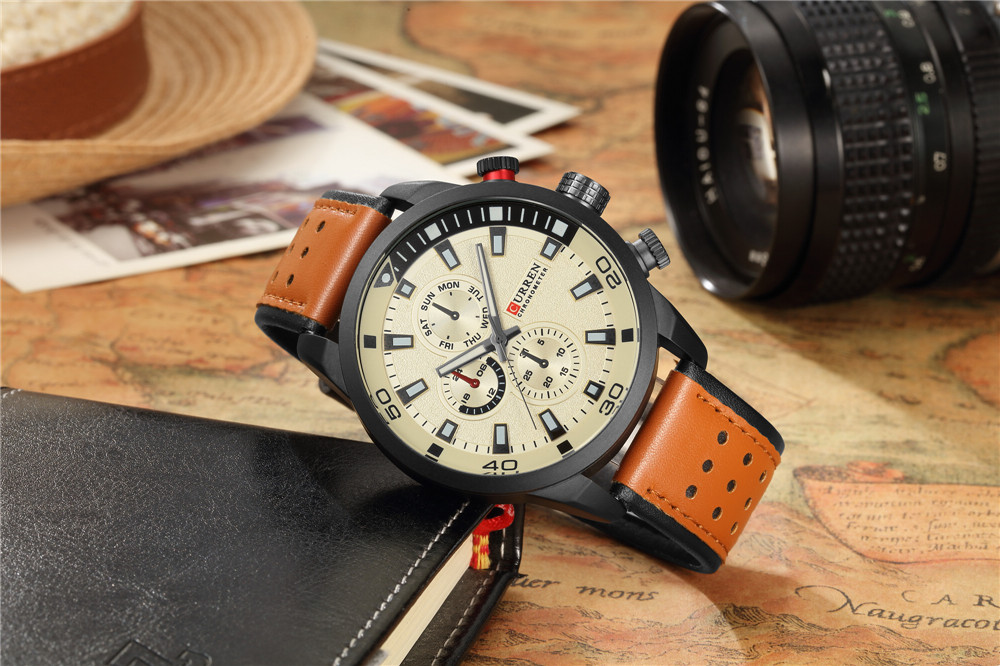 2017 CURREN Moda Orologio Da U - Luxury Watch Holder For Men recensione e prezzo