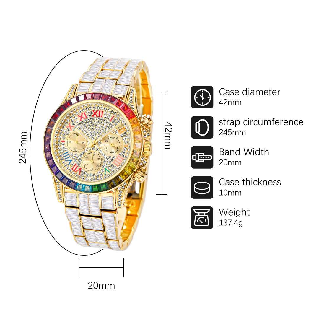 MISSFOX Luxury Iced Watch For  - Luxury Watch Collection recensione e prezzo