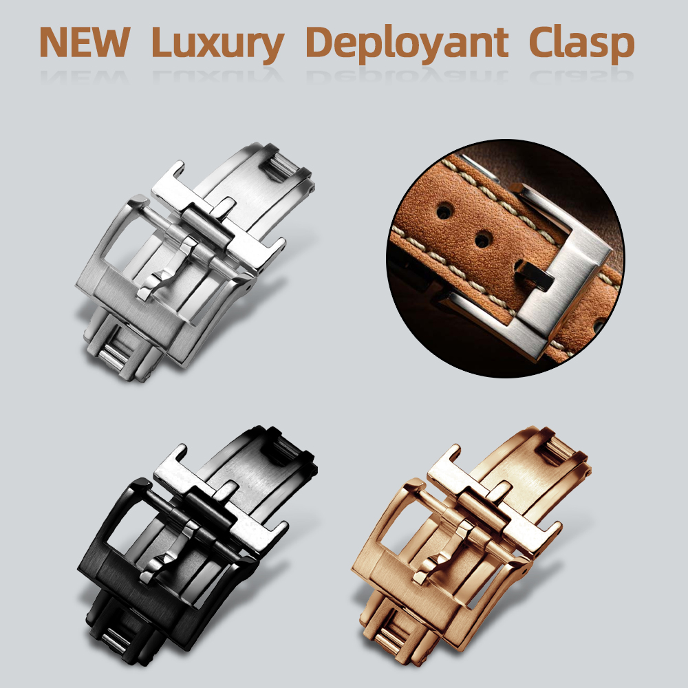 NUOVO Chiusura Deployante di L - Luxury Watch Strap recensione e prezzo