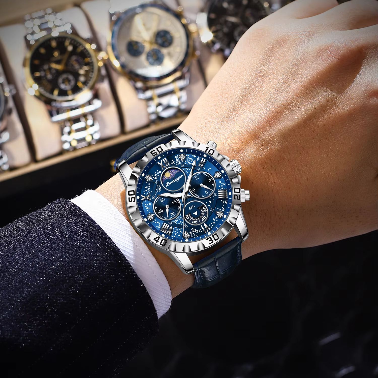 POEDAGAR Orologio da uomo di m - Luxury Watch Zone recensione e prezzo